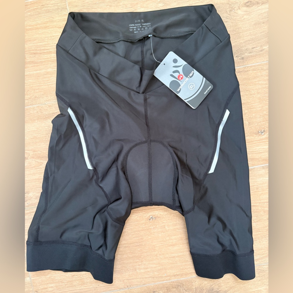 Men's Black Cyclist Shorts